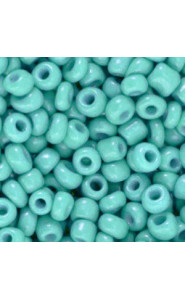 Seed beads 6/0 (4mm) Harbour side blue